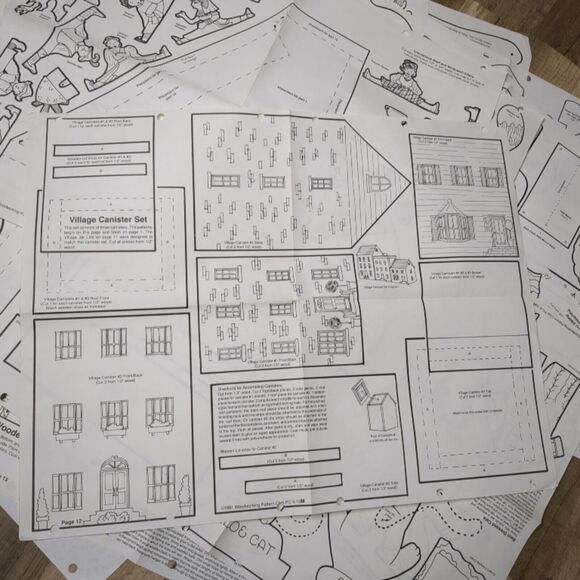 Lot of 20 Wood Craft Patterns Woodworking Pattern Club VTG 1990s - MISC F BONUS - Picture 7 of 16